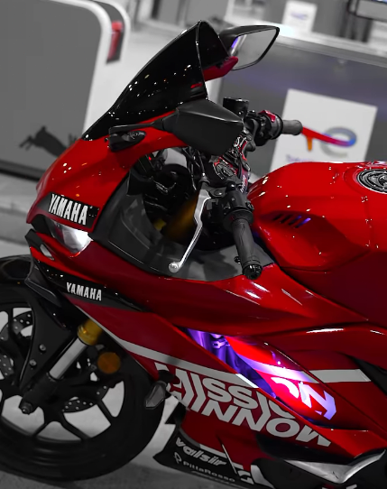 Amotopart 2019-2021 Yamaha YZF R3 R25 Red Fairing Kit