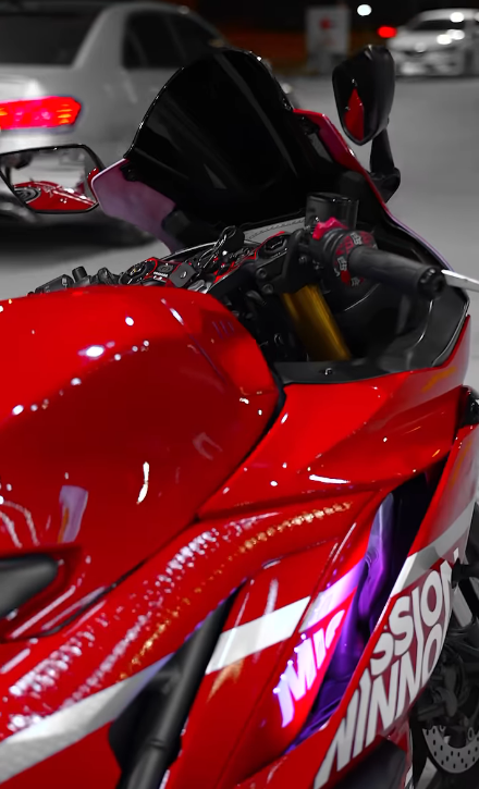 Amotopart 2019-2021 Yamaha YZF R3 R25 Red Fairing Kit