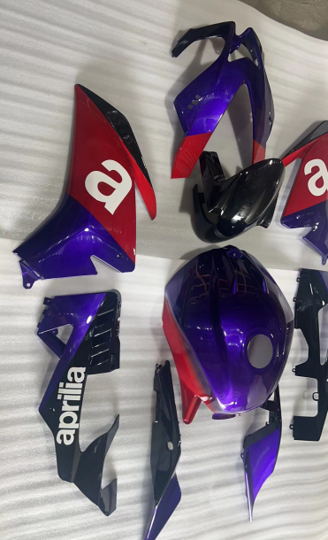 Kit de carénage Amotopart Aprilia 2016-2020 RSV4 1000 violet rouge