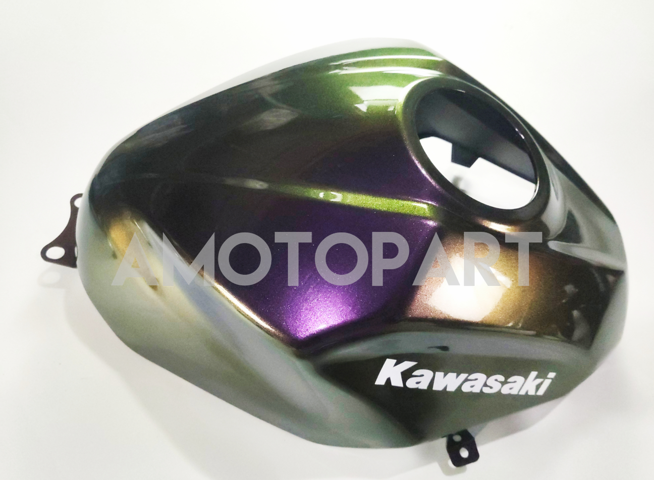 Amotopart  Kawasaki EX400/Ninja400 2018-2024 Gradient Purple & Green Fairing Kit