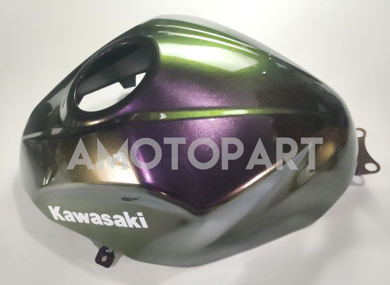 Amotopart  Kawasaki EX400/Ninja400 2018-2024 Gradient Purple & Green Fairing Kit