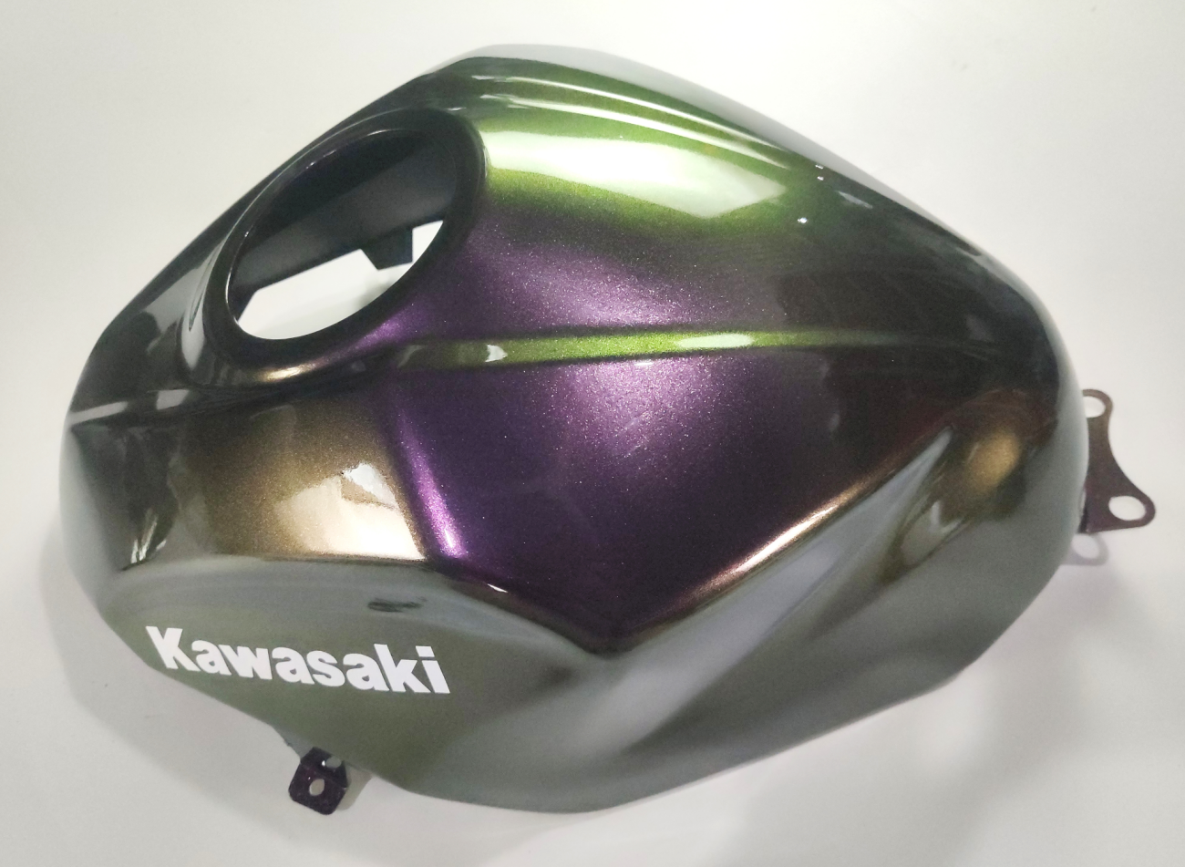 Amotopart  Kawasaki EX400/Ninja400 2018-2024 Gradient Purple & Green Fairing Kit