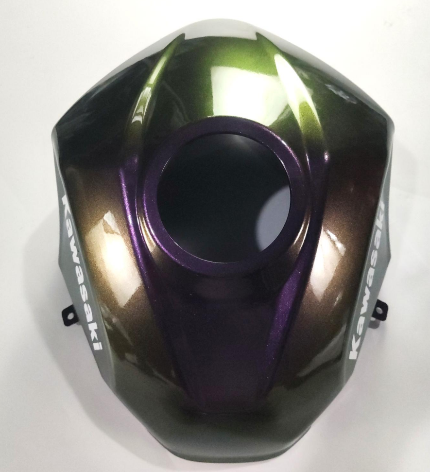 Amotopart  Kawasaki EX400/Ninja400 2018-2024 Gradient Purple & Green Fairing Kit