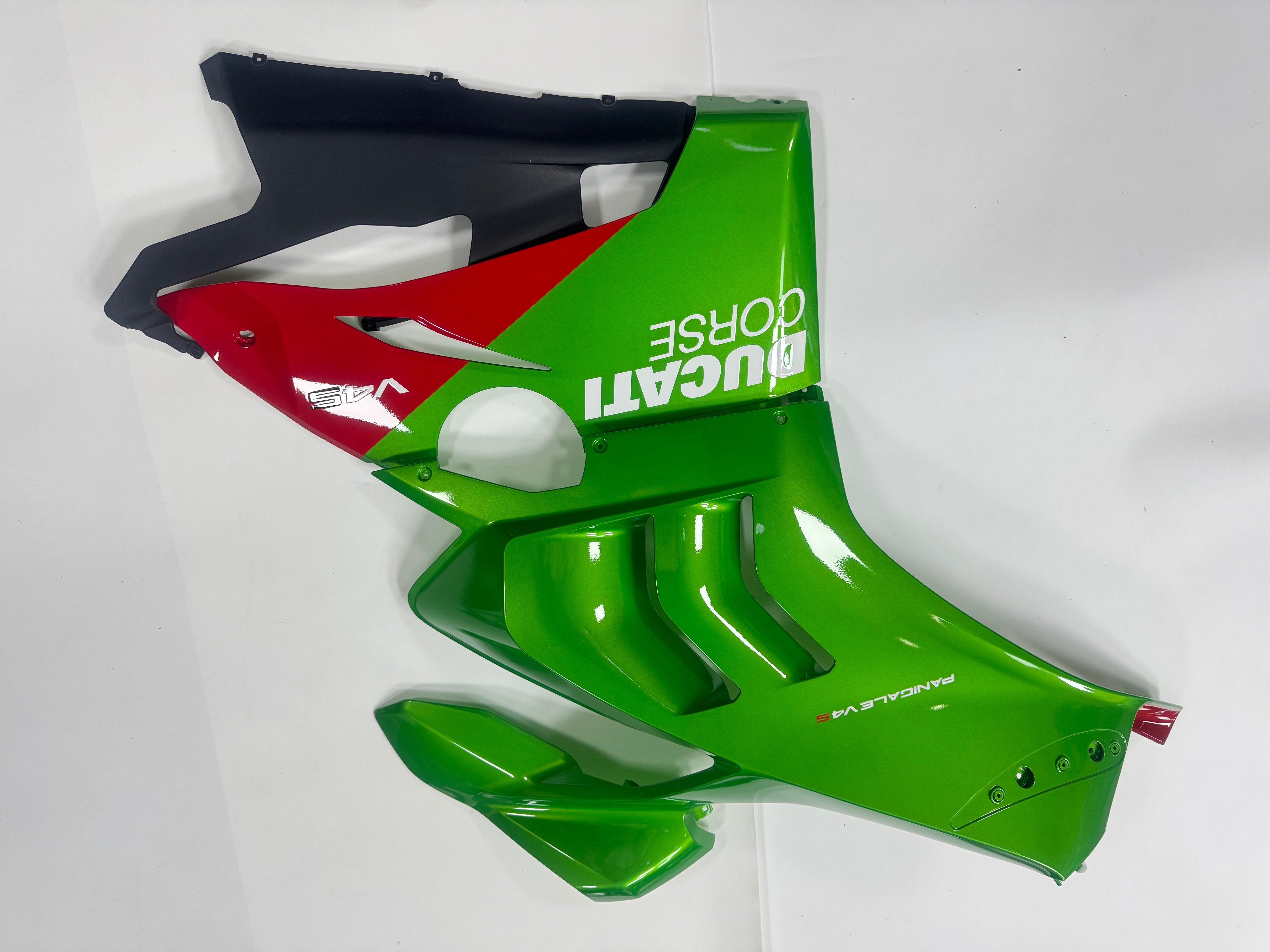 Amotopart Ducati Panigale 20-21 V4 V4S & 21-22 V4SP & 19-22 V4R Green Red Fairing Kit