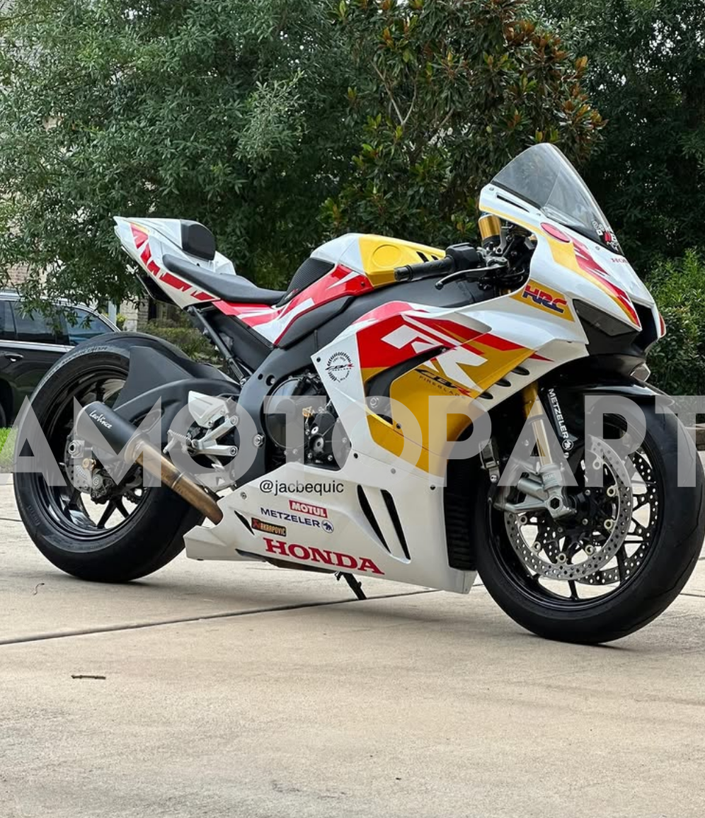 Amotopart Honda CBR1000RR-R 2020-2022 Yellow & Red Fairing Kit
