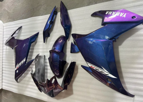 Amotopart 2009-2015 Yamaha FZ6R Gradient Blue Purple Fairing Kit