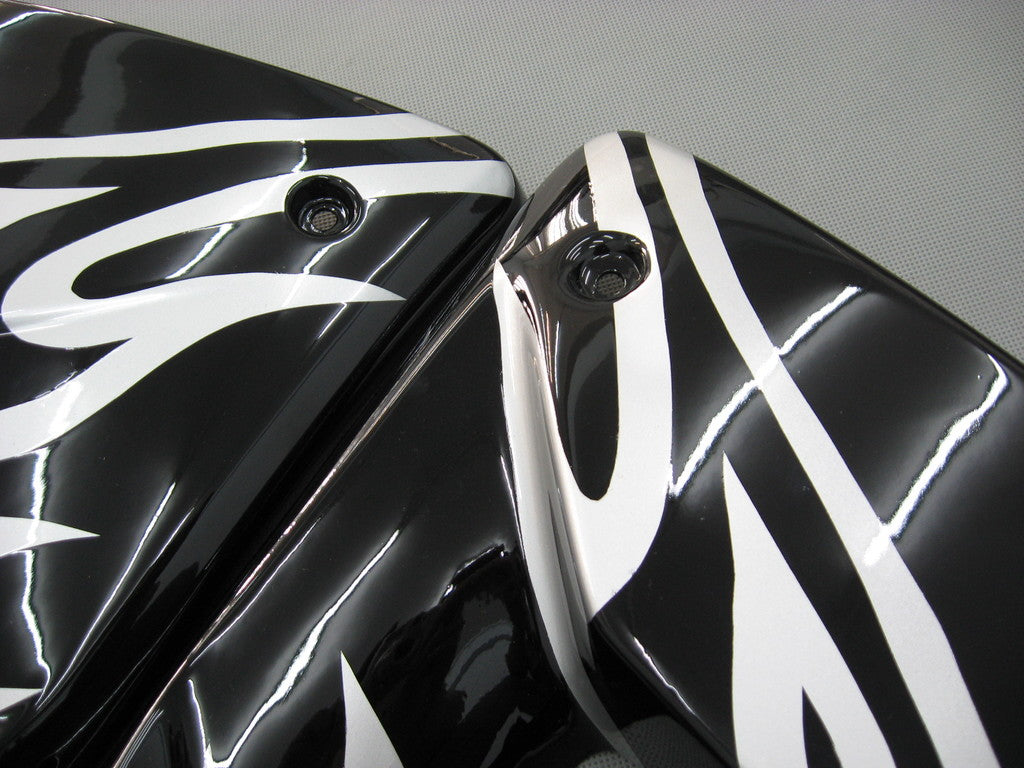 Amotopart 2004-2005 Kawasaki ZX10R Black&White Fairing Kit