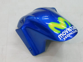 Amotopart 2004-2007 Honda CBR600 F4i blu e giallo con kit carena Logo Style1