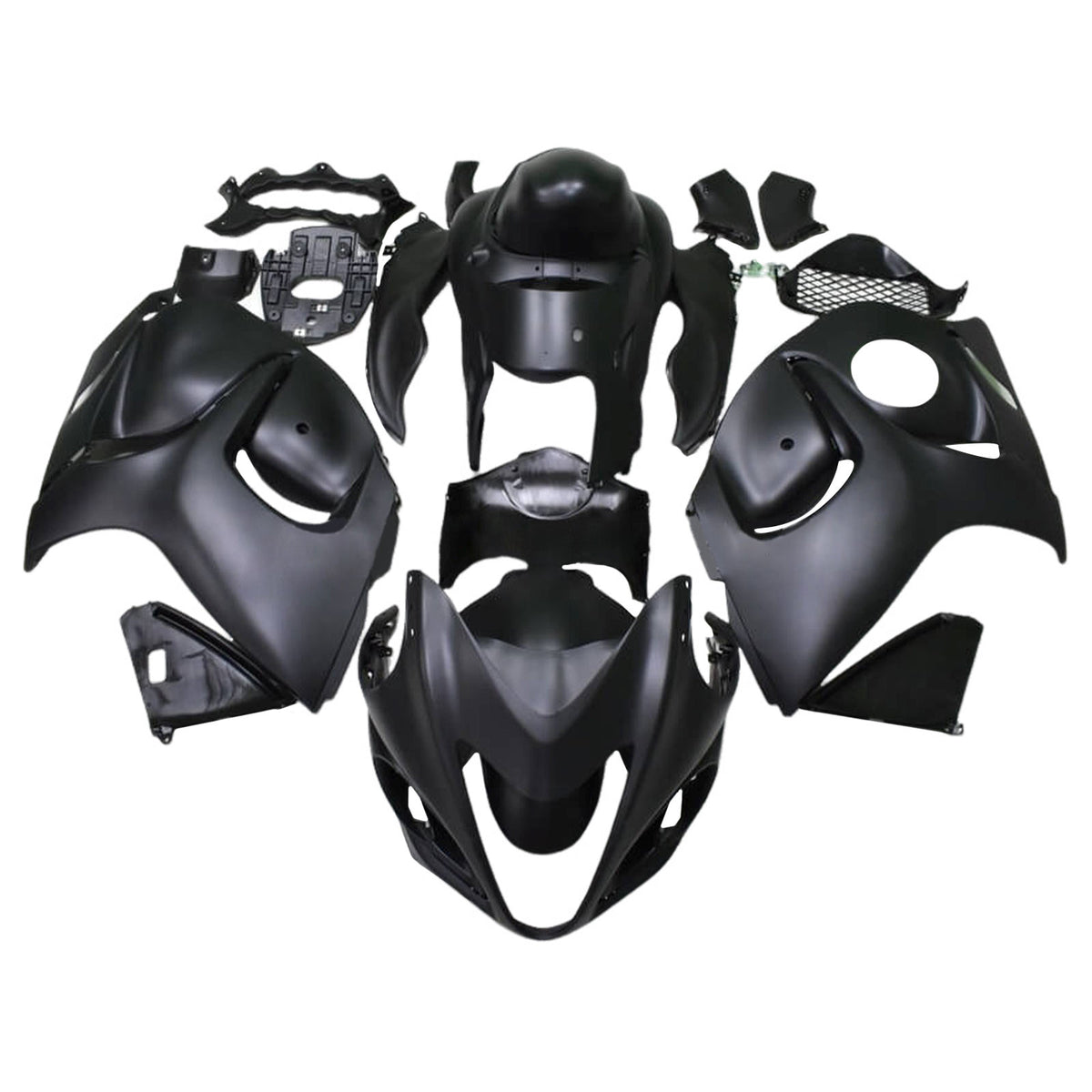 Amotopart 2008-2020 GSX1300R Hayabusa Suzuki Matte Black Fairing Kit