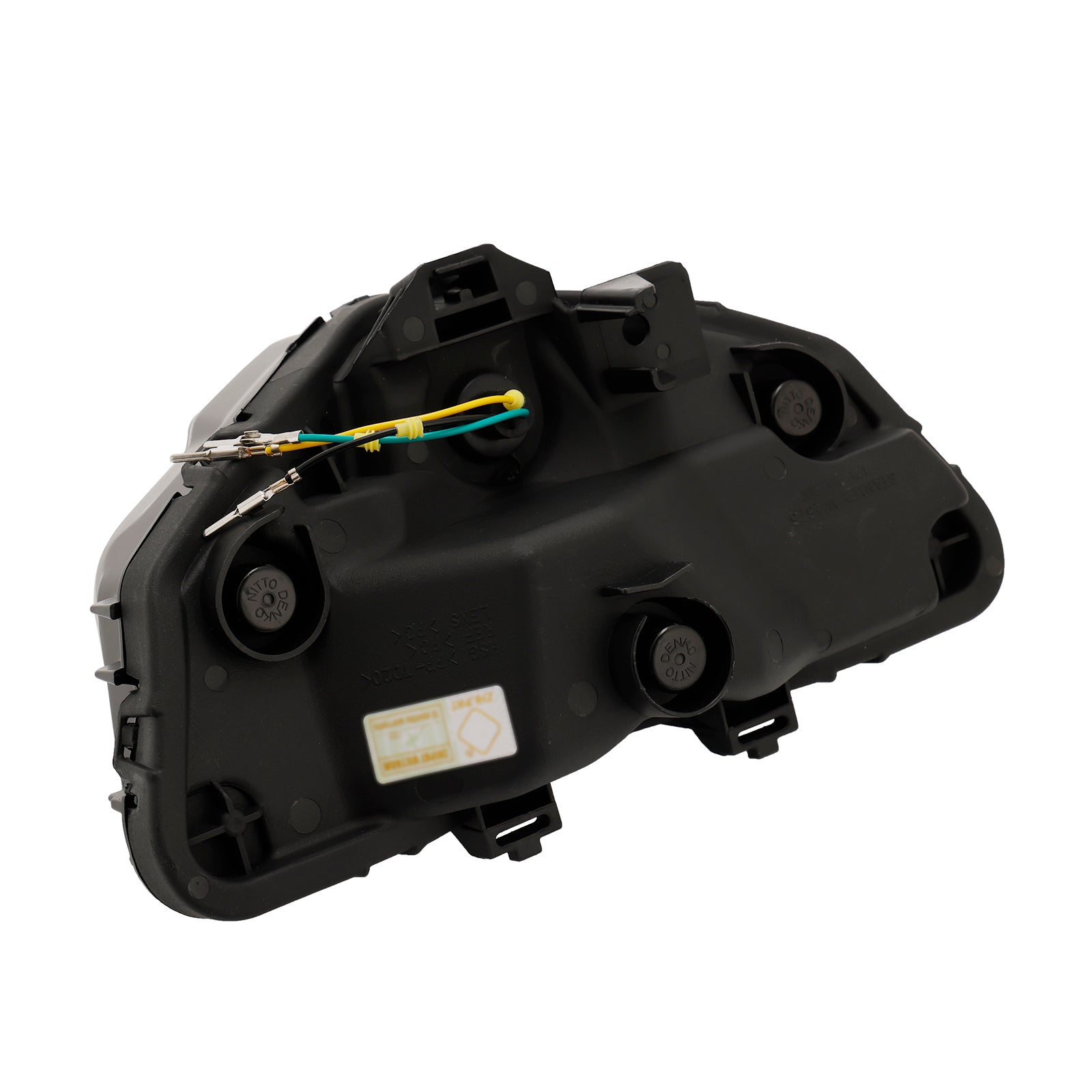 Frontscheinwerfer-Gitter-Scheinwerfer-LED-Schutz für Yamaha Y15ZR V2 2019–2021, rauchfarben