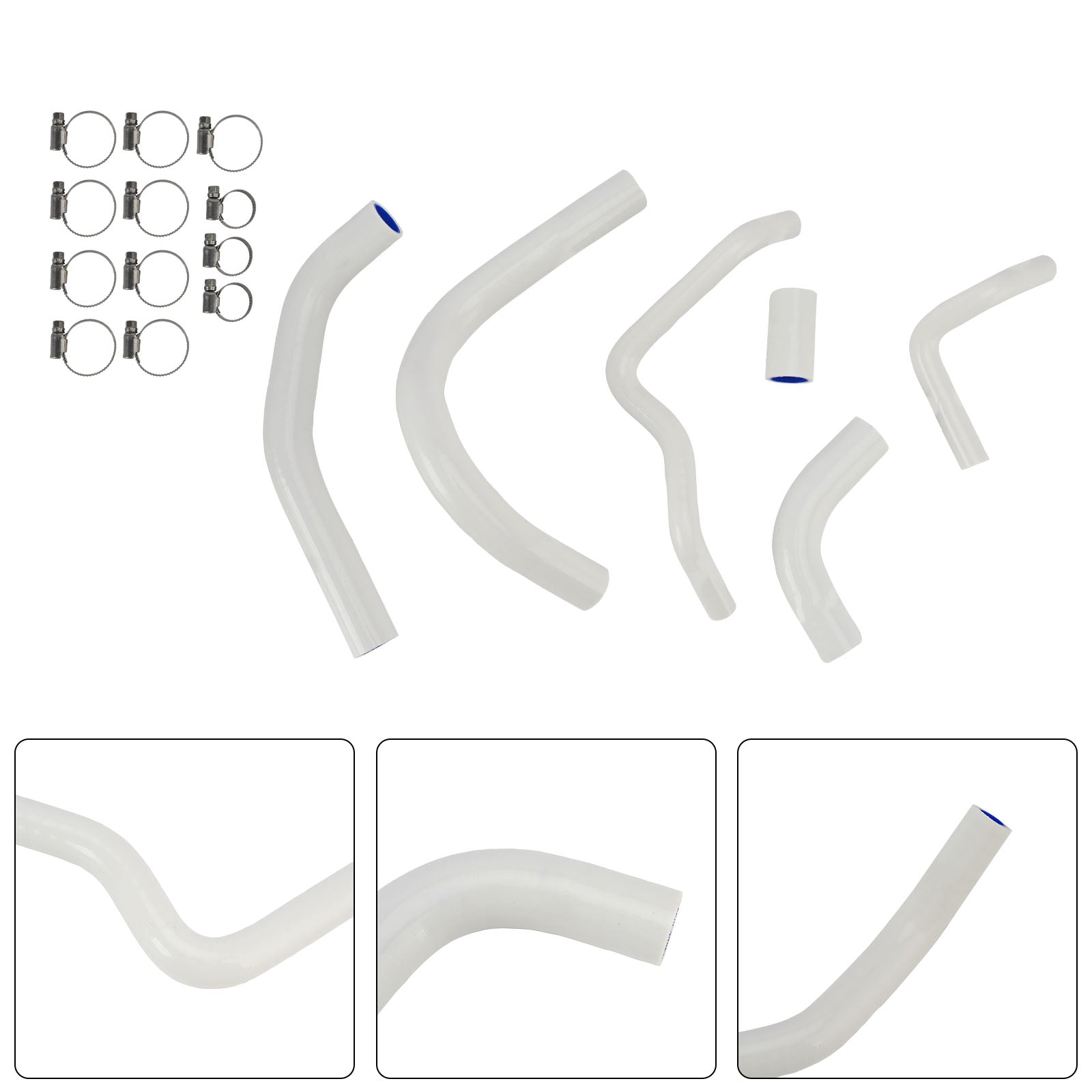 Kawasaki Z1000 Z1000SX Z1100 Silicone Radiator coolant Hose kit