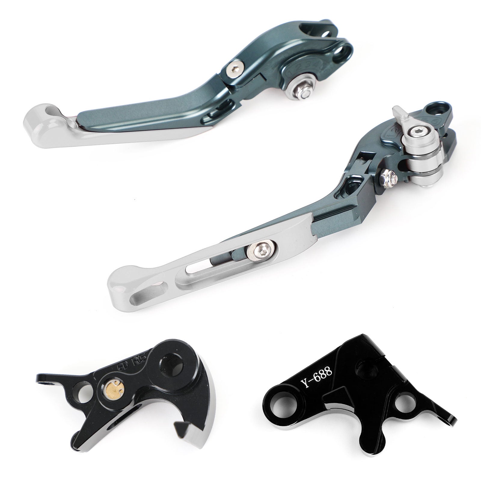 Verstelbare koppelingsremhendel voor Yamaha MT-09 Tracer 900/GT 21-22 YZF R6 17-20 Generic