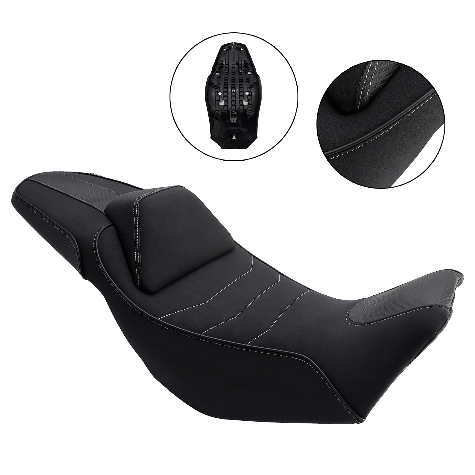 2024-2025 Honda Nx400 Nx500 Replace Front Rear Driver Passenger Seat Black