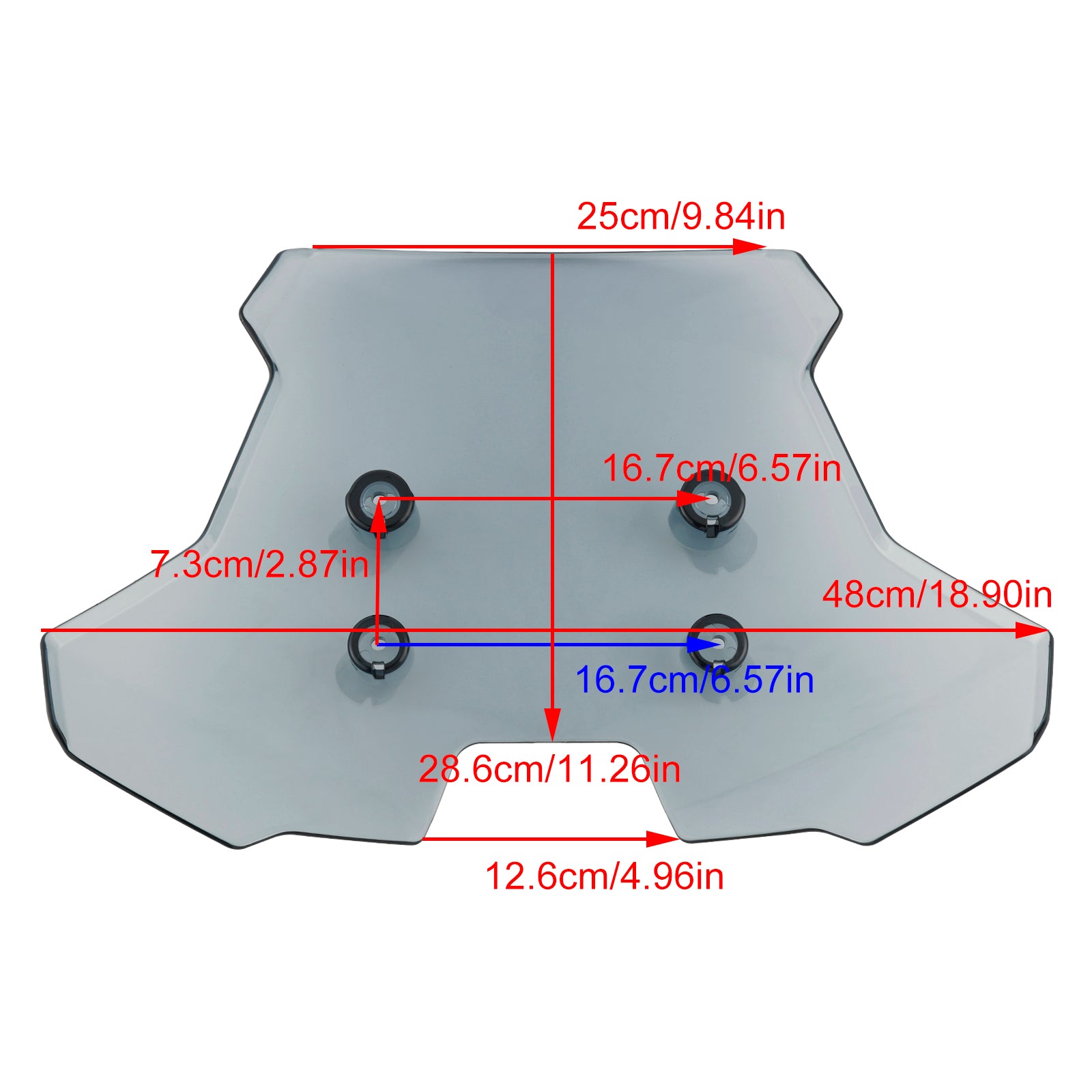 23-24 Suzuki V-STROM 800/DE/DE ADV/Touring Windschutzscheibe Windschutz