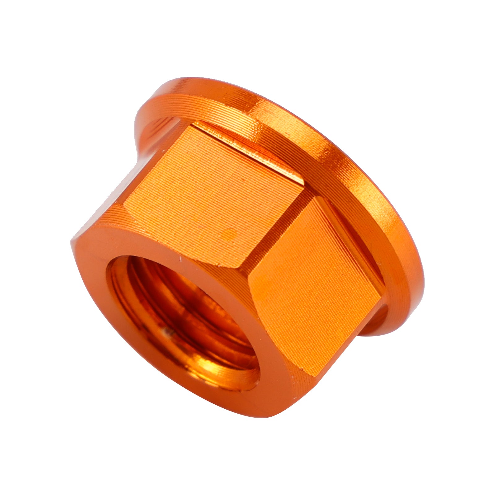 04-16 Aprilia RSV RSV4 1000R Factory Rear Sprocket Nut Kit M10x1.5mm Orange