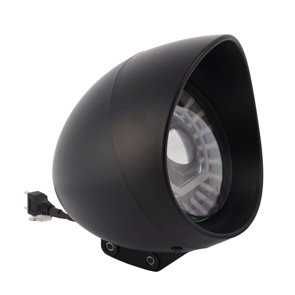 55W 5.75" Beam Headlight Fog Lamp Custom 4000lm Fits For Racer Bobber Chrome
