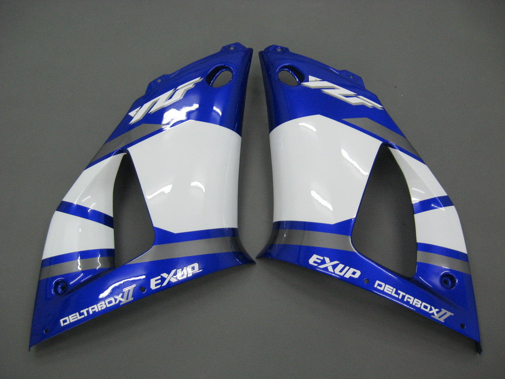 Amotopart 2000-2001 Yamaha YZF 1000 R1 Blue&White Style3 Fairing Kit