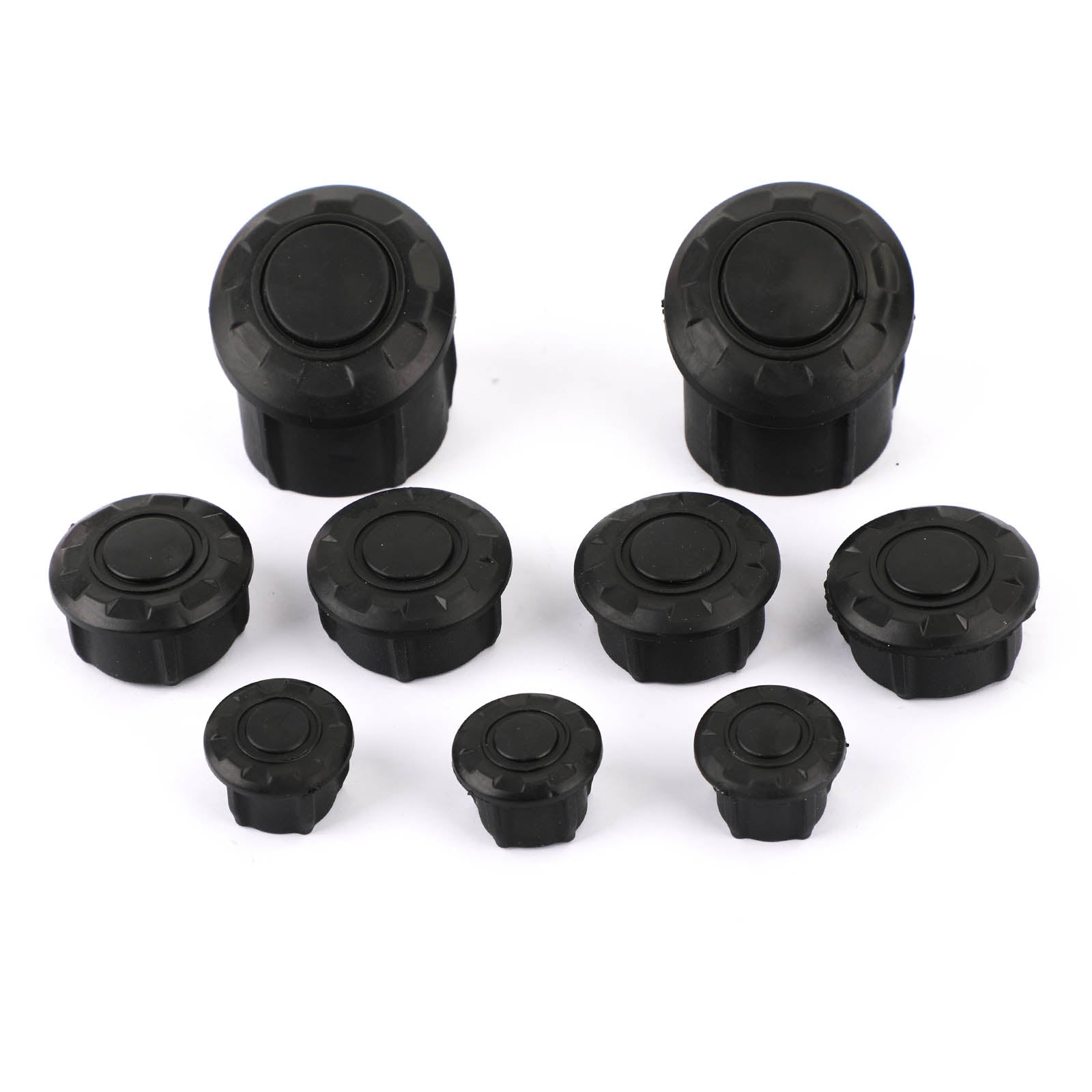 9Pcs Frame Hole Caps Plugs Fit for BMW R 1200 1250 GS / LC / Adventure 14-19