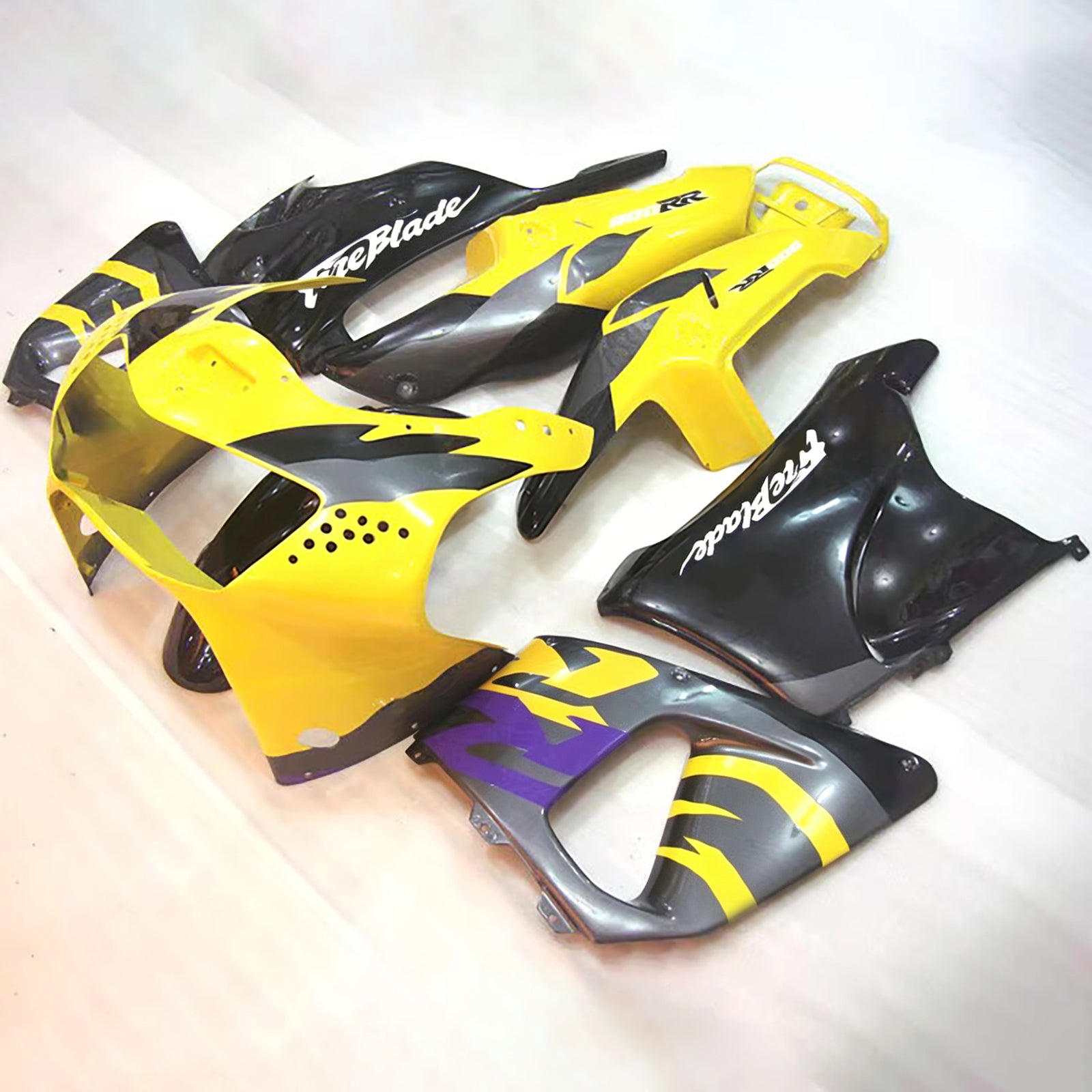 Amotopart 1998-1999 Honda CBR900RR 919 Yellow/Black Fairing Kit