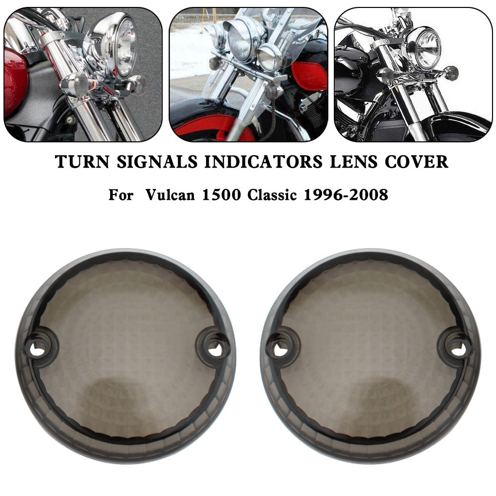 Turn Signals Indicators Lens Cover For Yamaha Kawasaki Vulcan 1500 VN