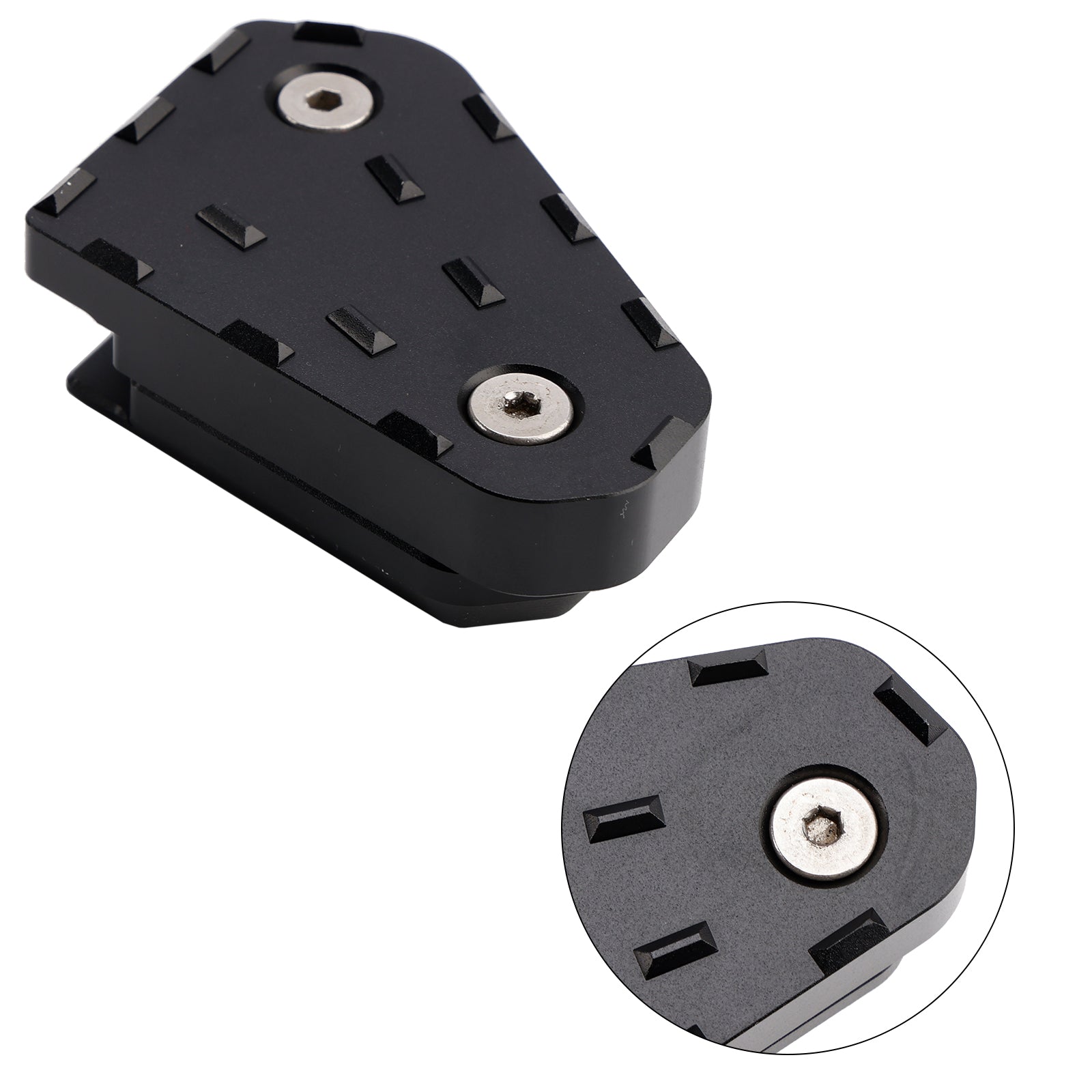 Multistrada 950 1200 1260 Cnc Brake Pedal Extension Peg Enlarger Pad Silver