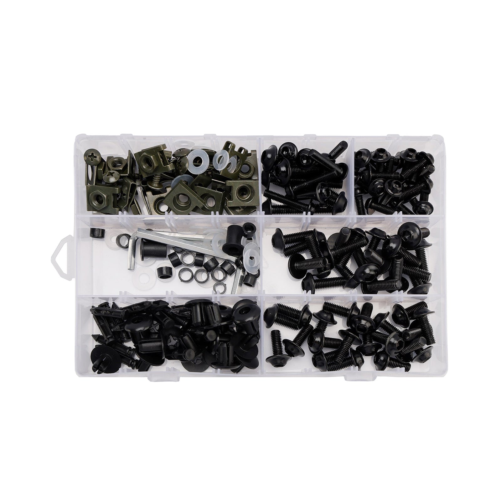 Amotopart 2017-2023 Yamaha YZF-R6 Carbon Fiber Pattern Light Blue Fairing Kit