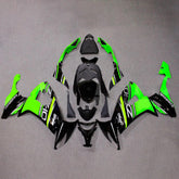 Kit carena Amotopart 2008-2010 Kawasaki ZX10R verde e nero Style4