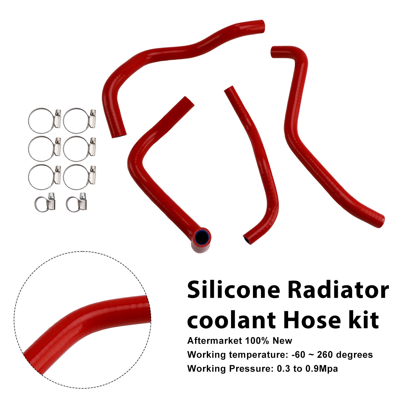 Honda NX400 NX500 CB500 CB500F/X/R Silicone Radiator coolant Hose