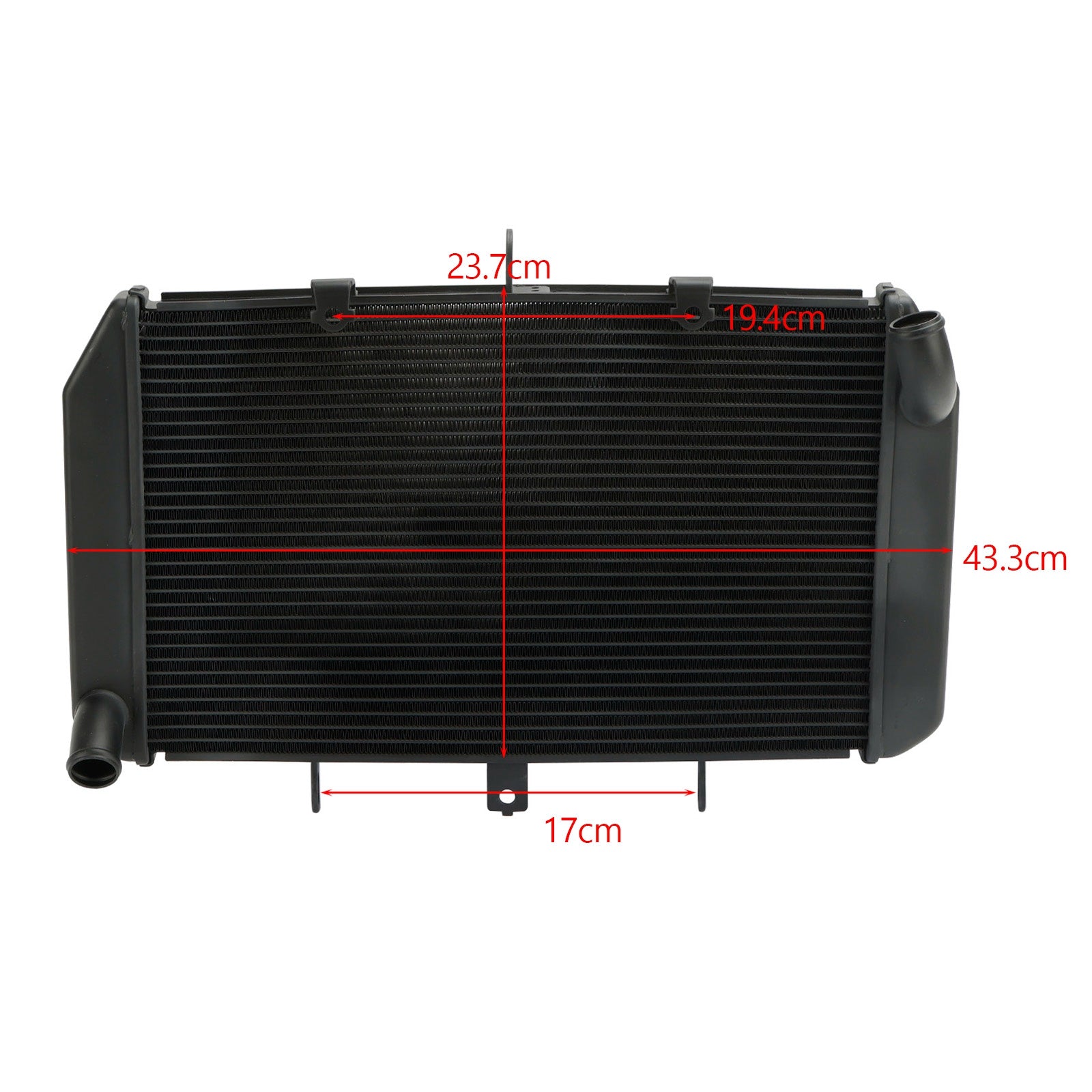 Dispositivo di raffreddamento del radiatore in alluminio Kawasaki Z1000 SX 2010-2017