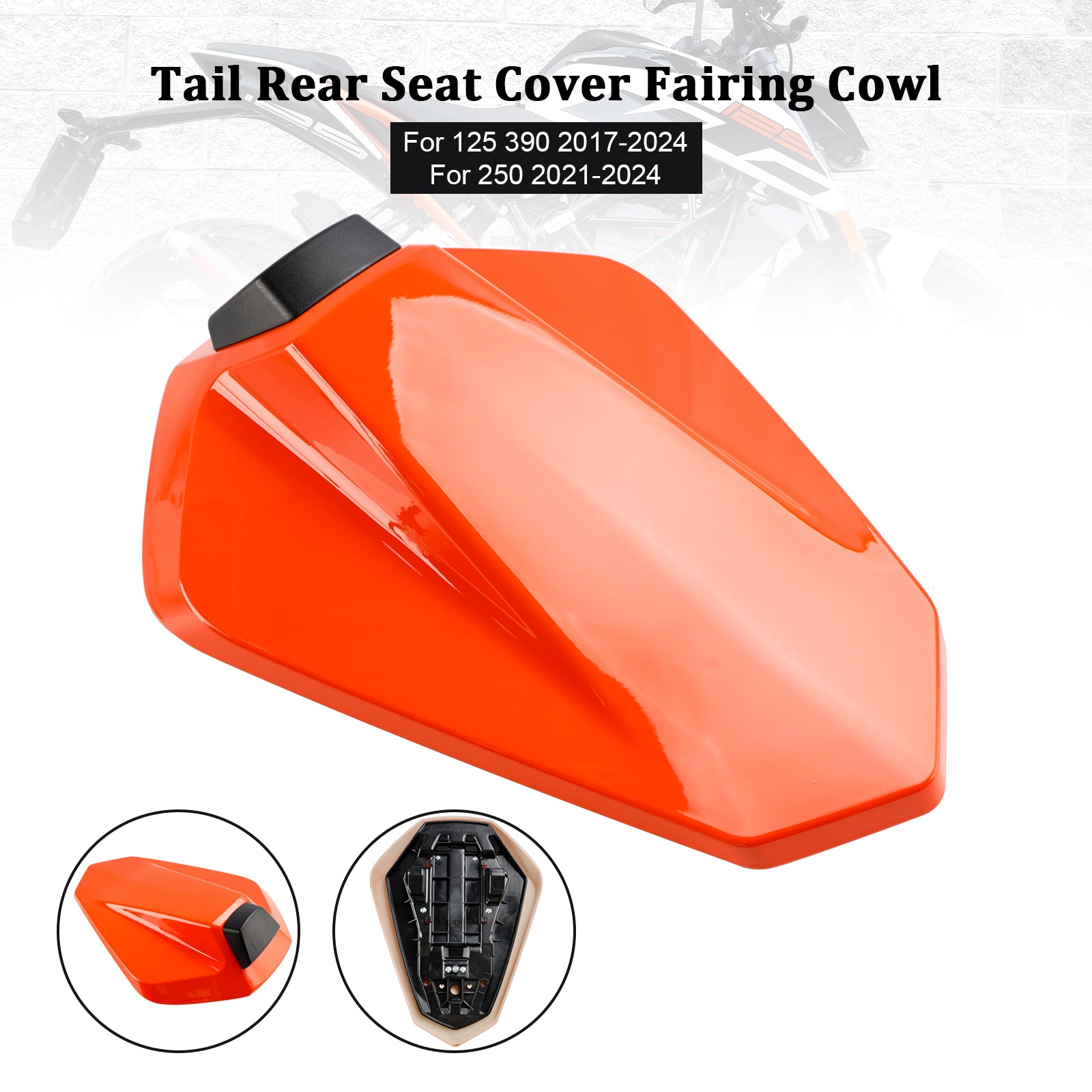 17-24 KTM 125 250 390 Tail Rear Seat Cover Fairing Cowl