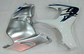 Amotopart 2008-2020 Suzuki Hayabusa GSX1300R White&Silver Fairing Kit