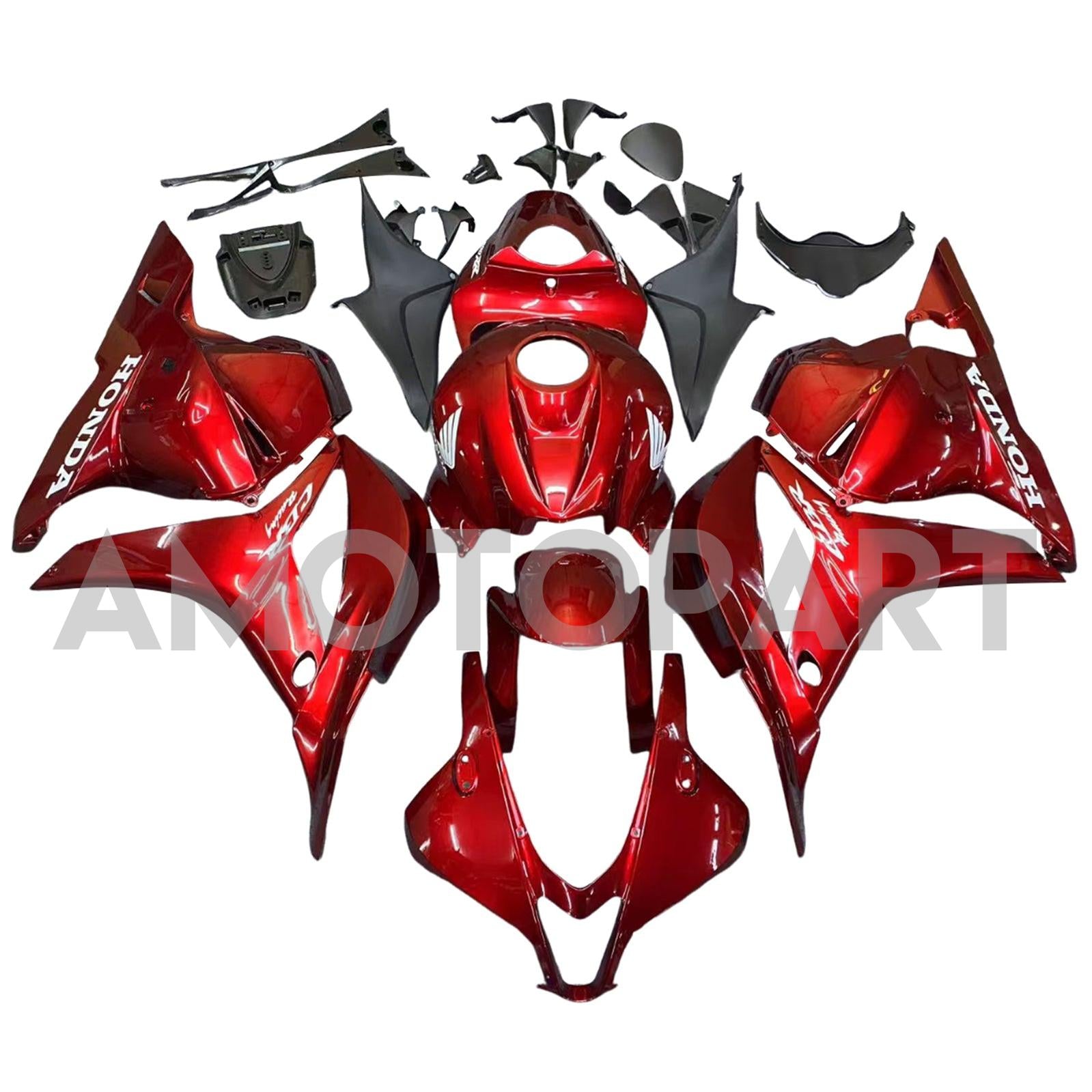 Amotopart 2009-2012 Honda CBR600RR Red Fairing Kit