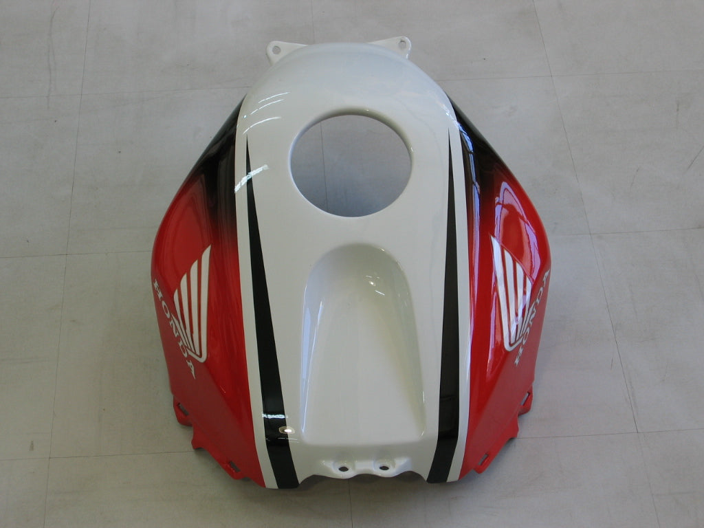 Amotopart Kit de carénage Honda CBR600RR Style2 rouge et blanc 2005-2006