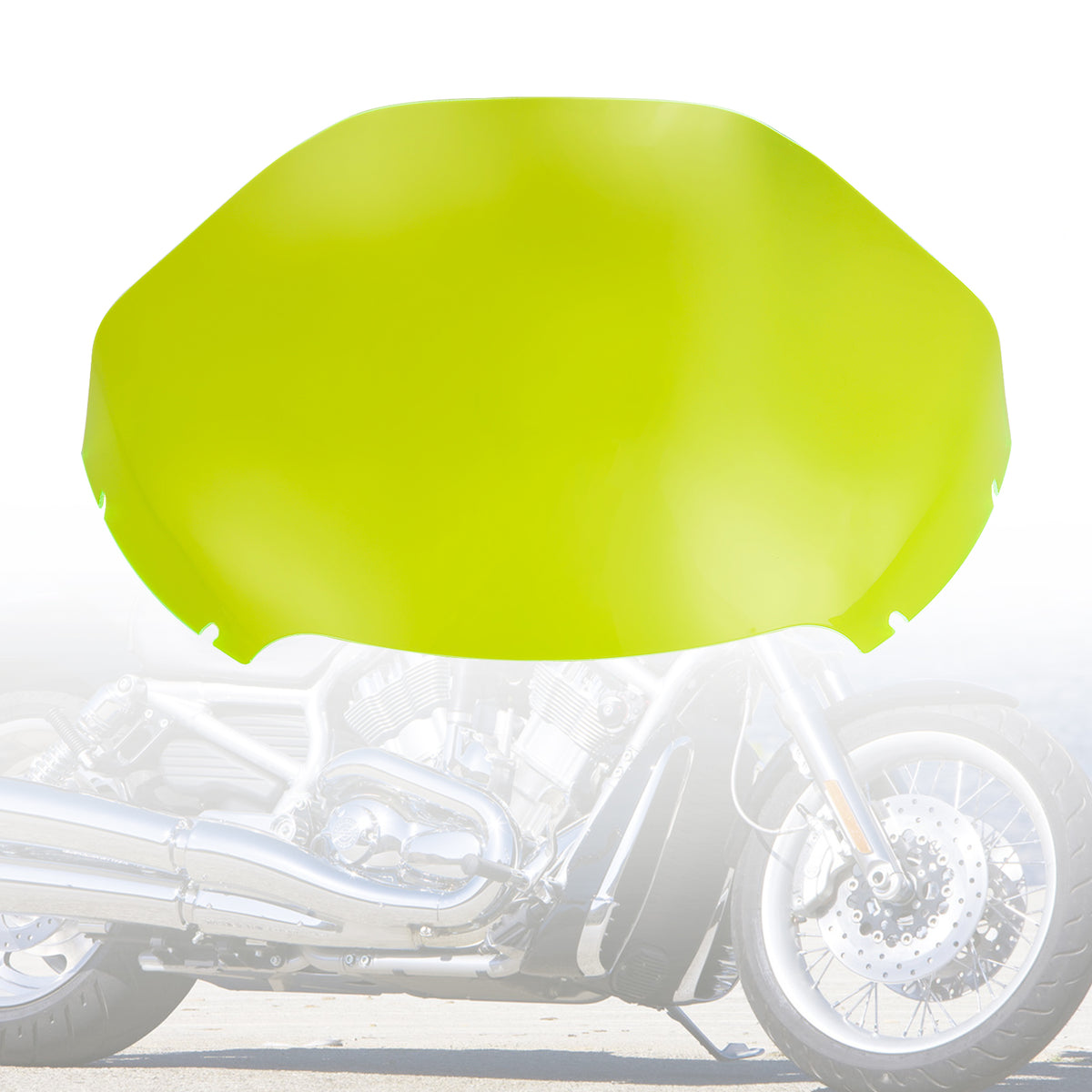 ABS-Motorrad-Windschutzscheibe, passend für Road Gilde FLTR 2015–2023
