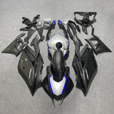 Amotopart 2019-2021 Kit carena Yamaha YZF-R3 R25 in fibra di carbonio nero argento