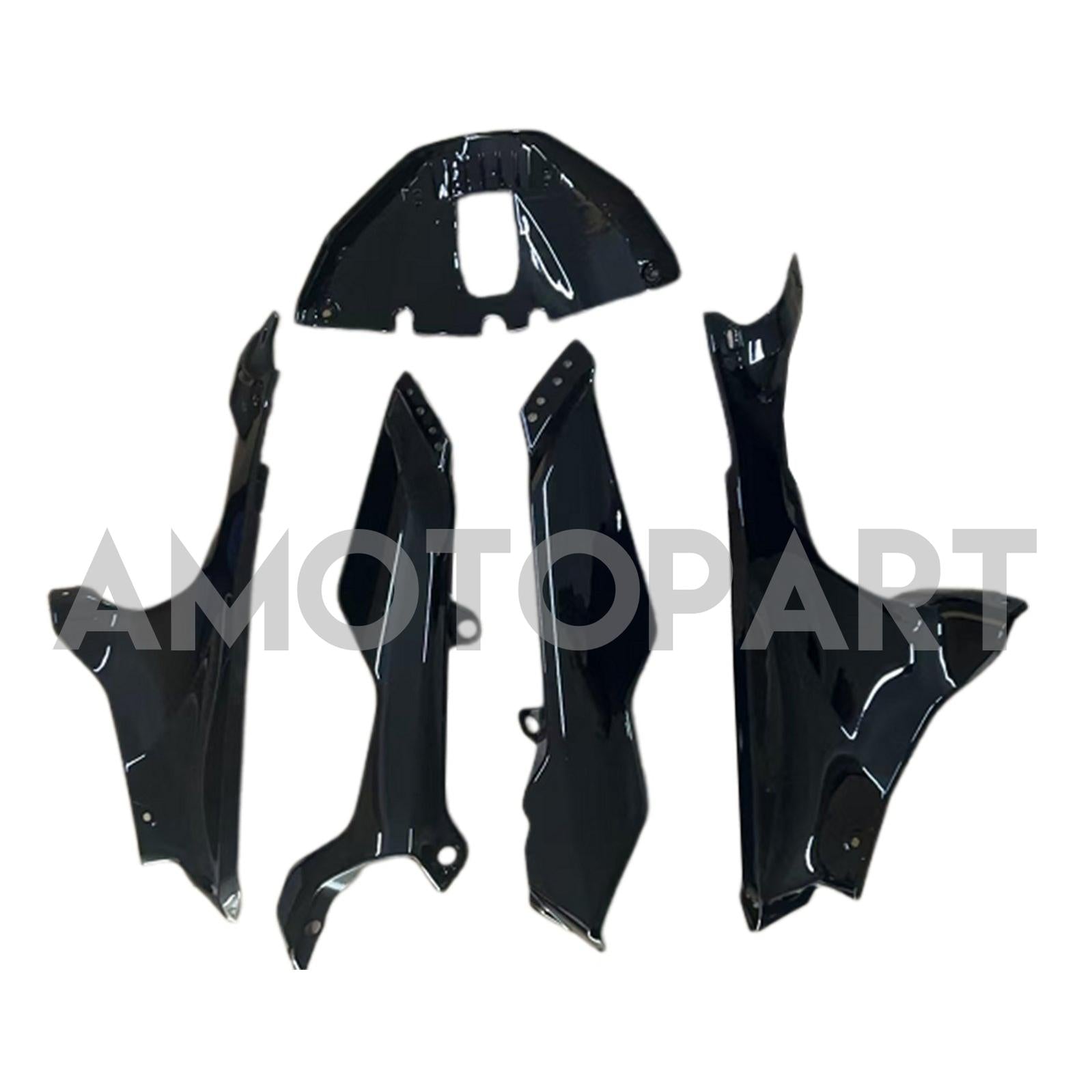 Amotopart 2021-2025 Yamaha YZF-R7 Glossy Black Fairing Kit
