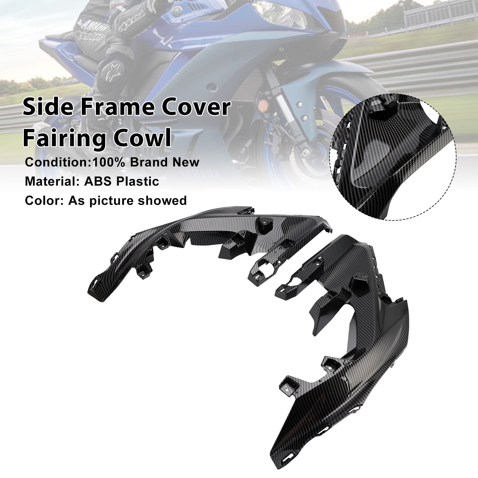 2025-2026 Yamaha YZF-R3 R25 Middle Side Frame Cover Fairing Cowl