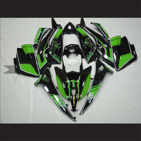 Amotopart 2012-2014 Kit carena Yamaha T-Max TMAX530 nero e verde