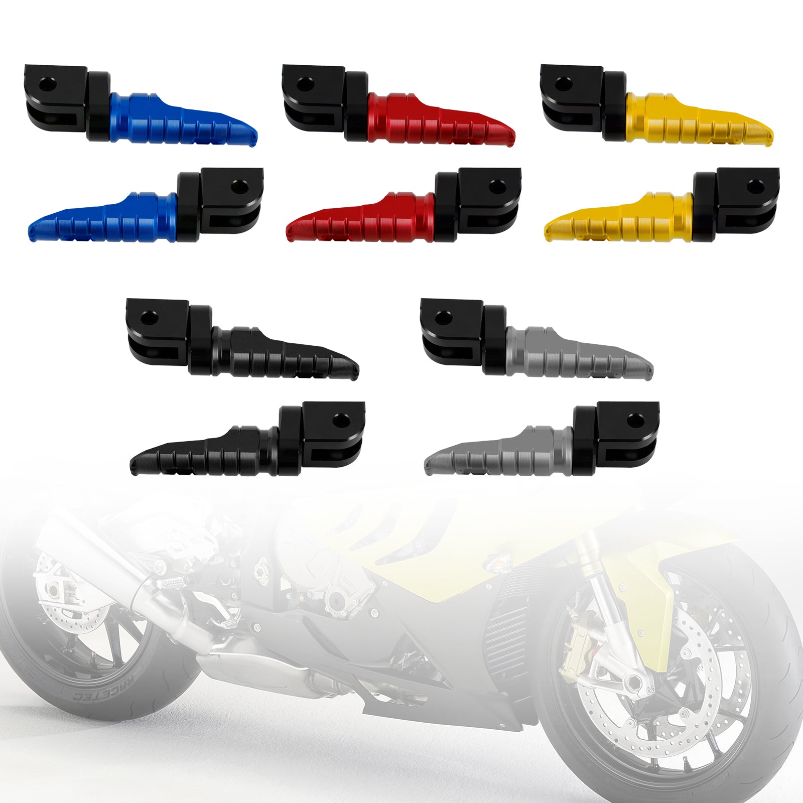 Reposapiés delanteros aptos para VOGE 250RR 350AC 525AC 2022 300AC 500AC 21-22