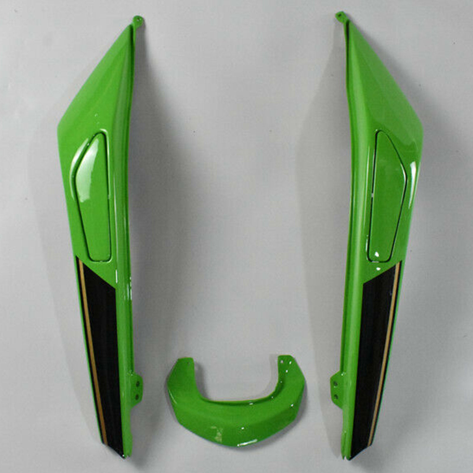 Amotopart 2009-2011 Kawasaki Ninja 650 EX650 Black&Green Fairing Kit