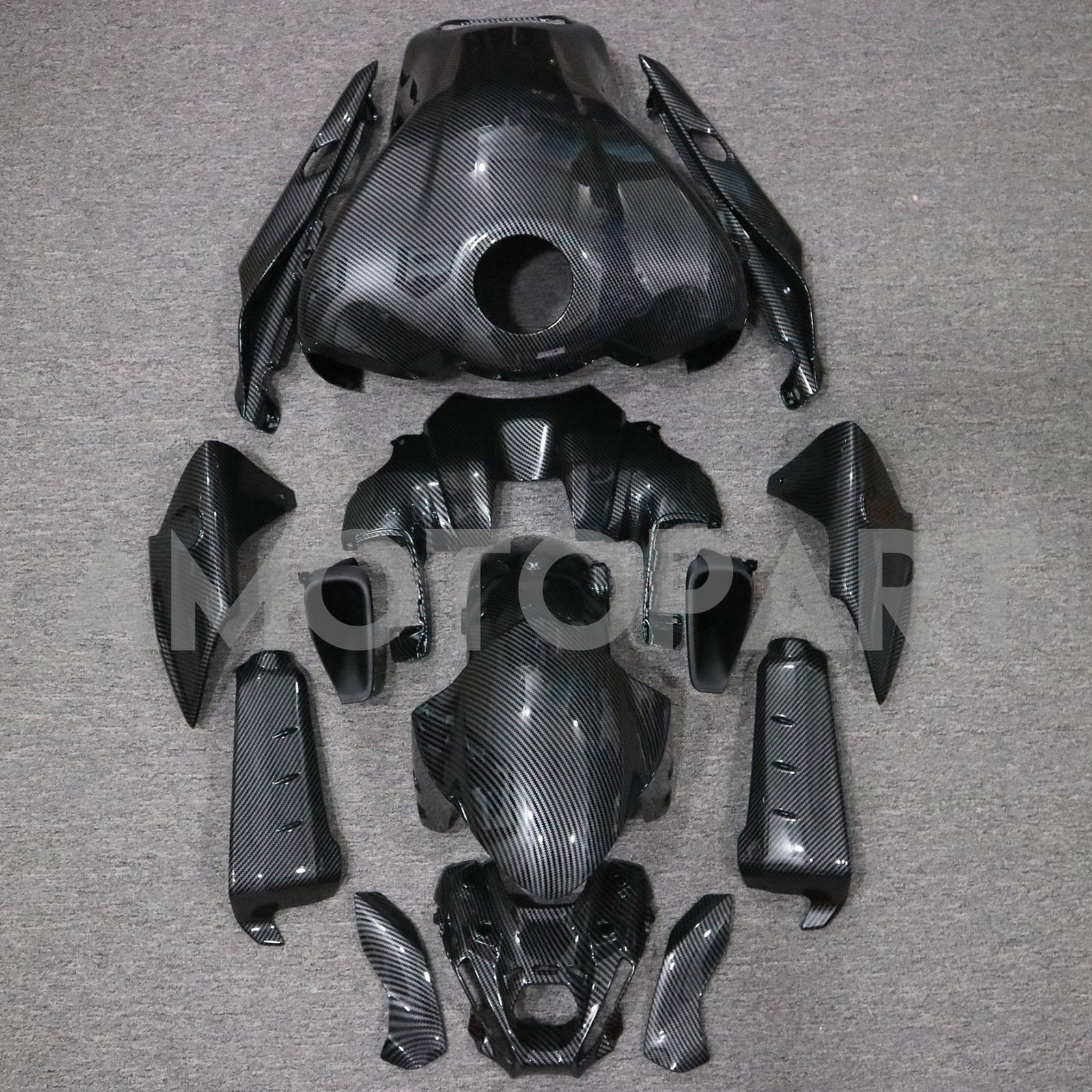 Amotopart 2021-2024 Yamaha MT-09 Carbon Fiber Pattern Fairing Kit