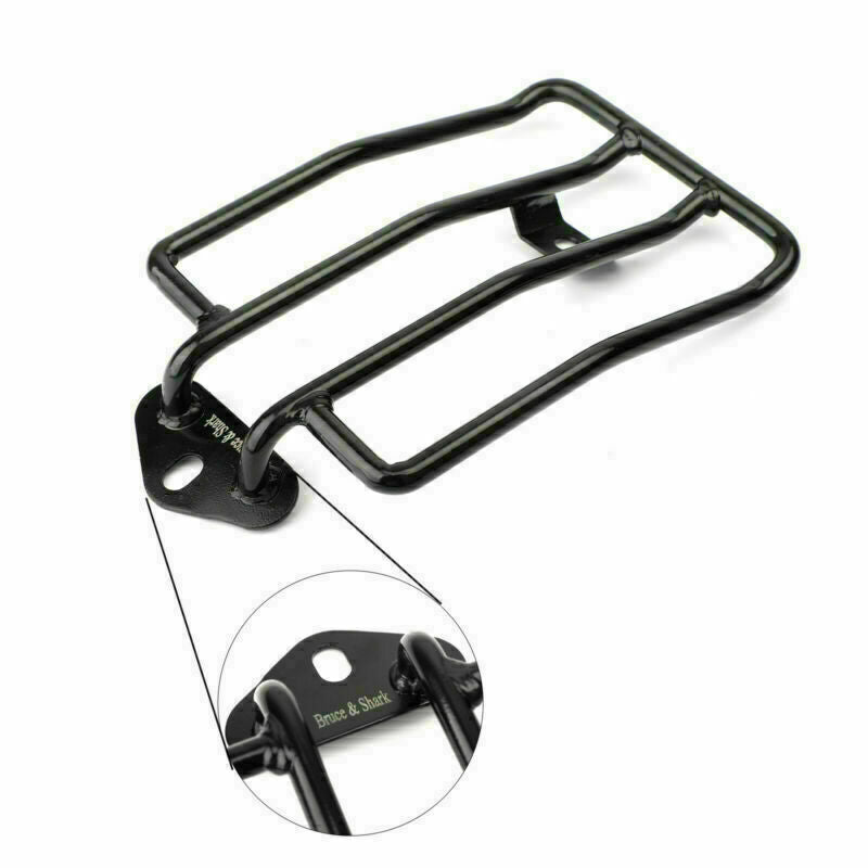 Luggage Black Solo For 1200 XL883 SPLL Seat Rack 2004-2015 Sportster