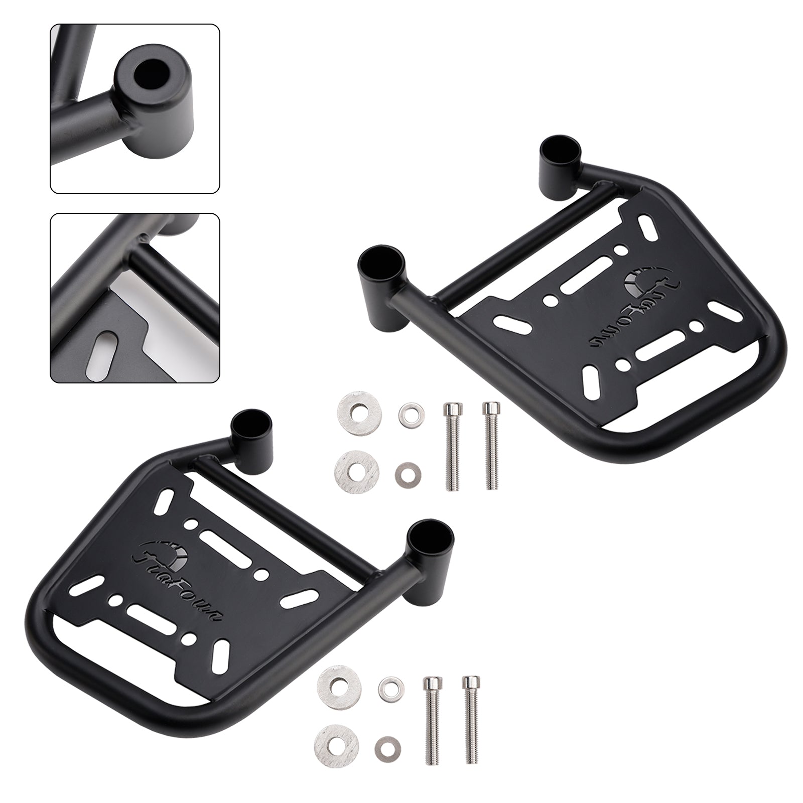 23-24 Eliminator 400 500 Luggage Rack Side Saddle Bag Mount Bracket Right