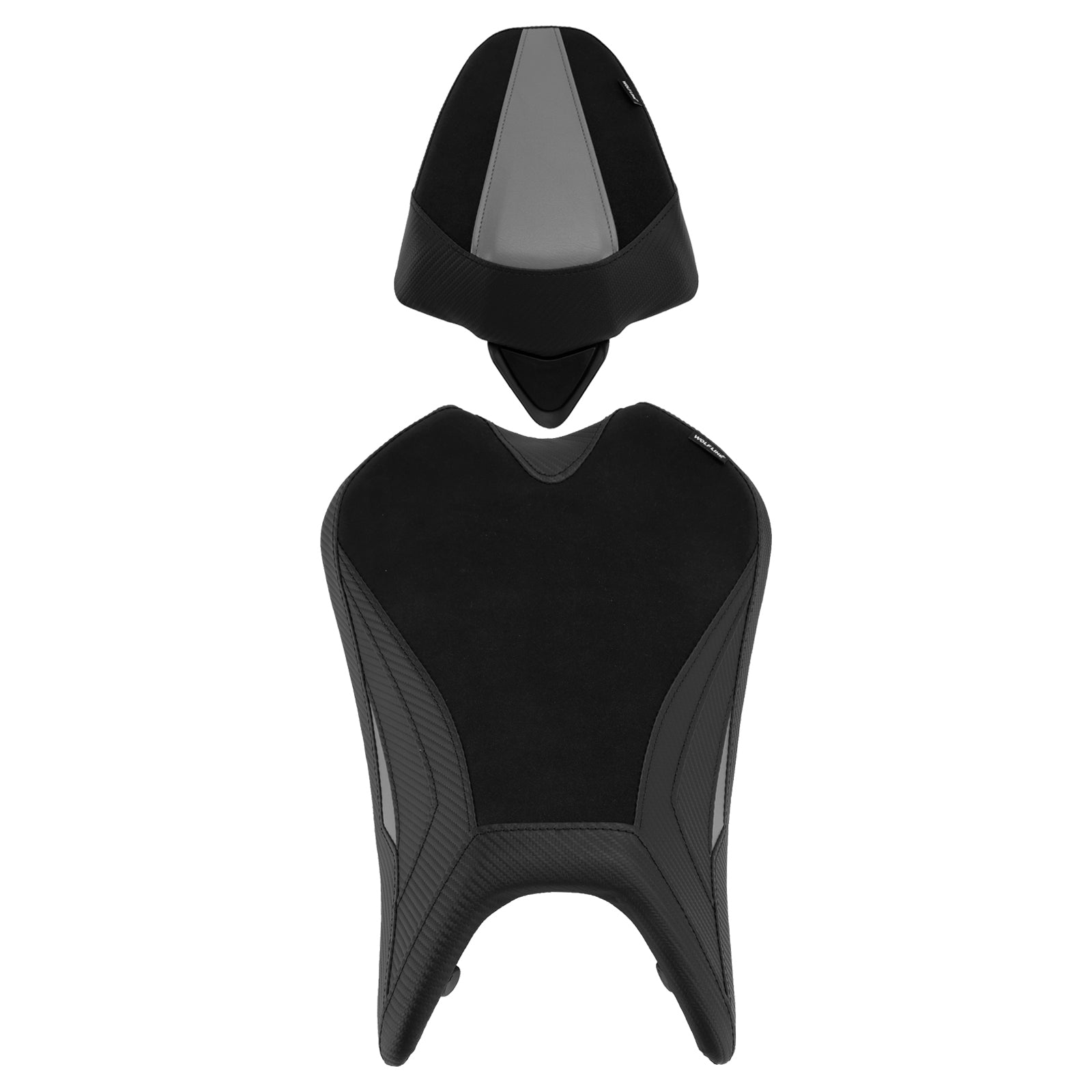 2024-2025 Aprilia Rs457 Rs 457 Voorzijde&REar Raider passagierskussenset grijs