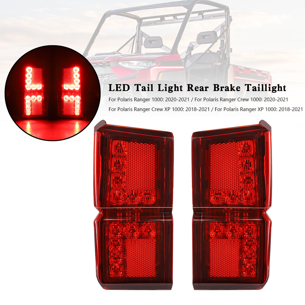 LED-Rücklicht-Bremslicht für Polaris Ranger Crew XP 1000 2018–2021, 2413766, Rot