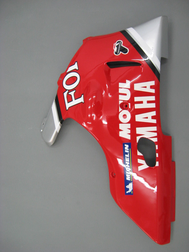 Amotopart 2000-2001 Yamaha YZF 1000 R1 Silver&Red Fairing Kit