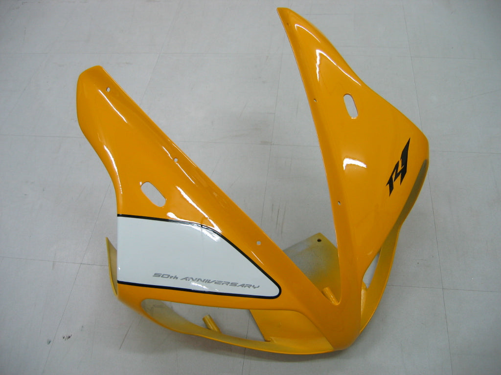 Amotopart 2002-2003 Kit carena Yamaha YZF 1000 R1 giallo e bianco