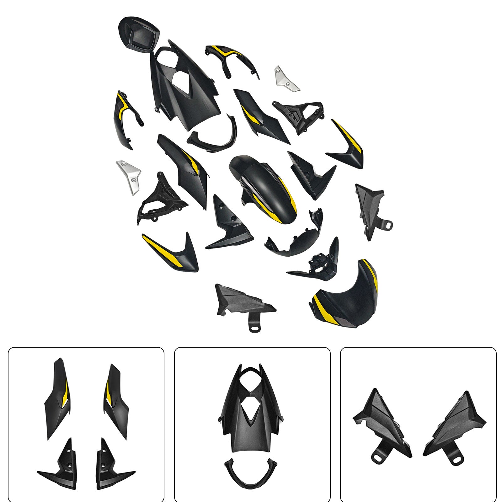 Amotopart 2020-2022 Collection de kits de carénage Triumph Street Triple 765 R/RS