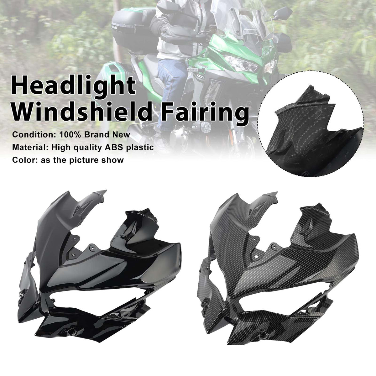 2019-2024 Kawasaki Versys 1000 Headlight Windshield Cover Fairing