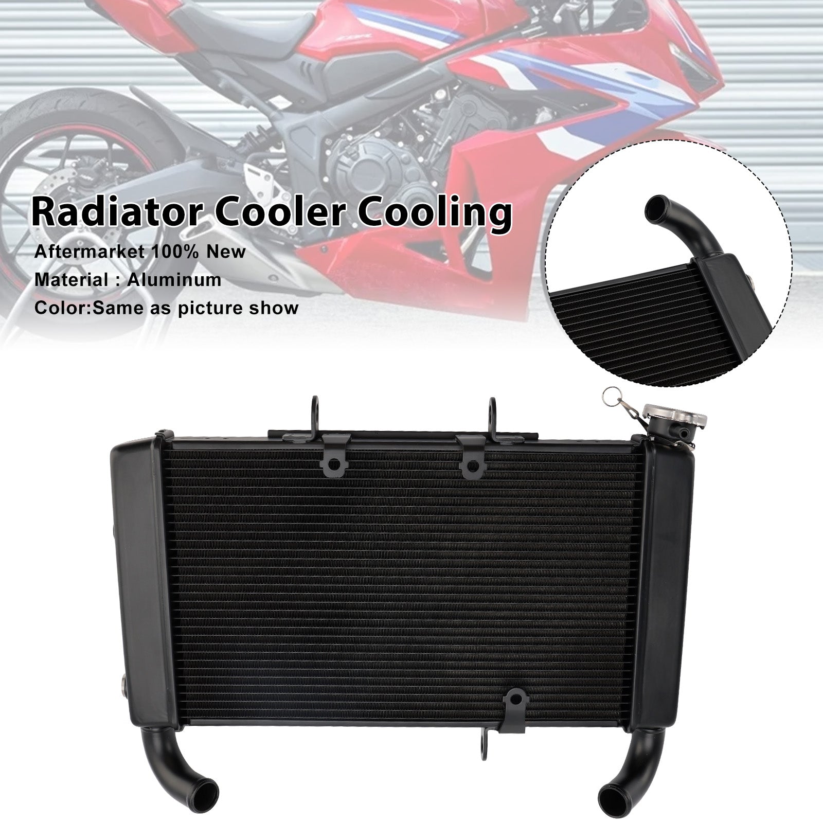 2024-2025 HONDA CBR650R Radiator Cooling Engine Cooler